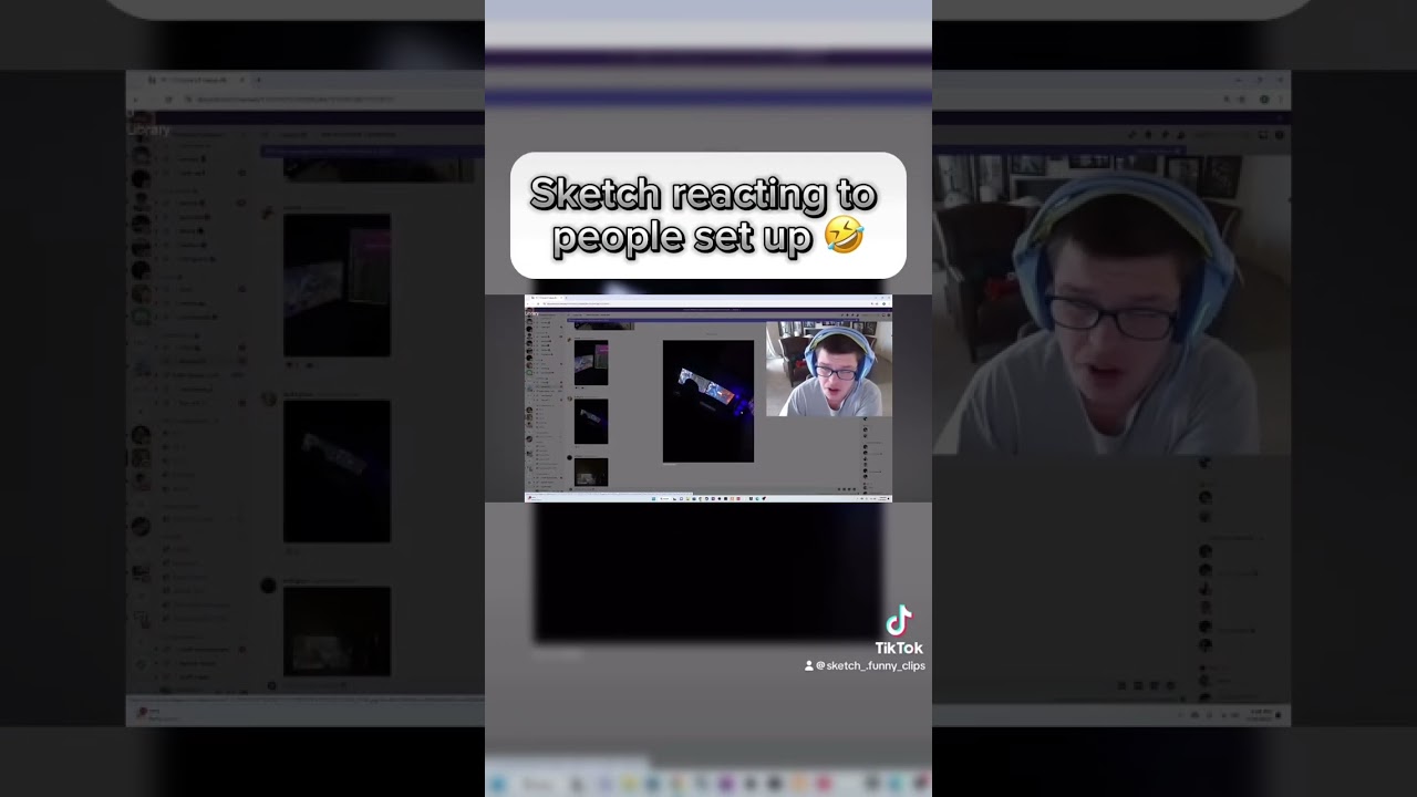 Sketch reacting to people’s setups 🤣 #thesketchreal #funnyclips #funny #viral