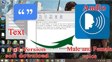 Text to speech software free download
