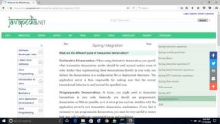 What are the different types of transaction demarcation? | javapedia.net