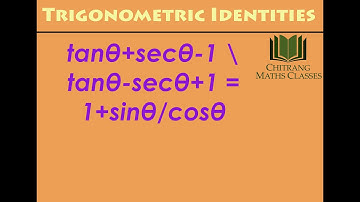 Class 10- Trigonometric Identities-RD Sharma-Eg25(i), tanθ+secθ-1 \tanθ-secθ+1 =1+sinθ/cosθ