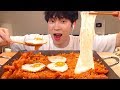 MUKBANG |철판 김치볶음밥 먹방|치즈,소세지,계란후라이|キムチチャーハン Kimchi Fried Rice Eatig sounds [SIO ASMR 시오]