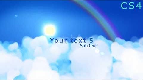 Above the Clouds HD | After Effects Template 98917