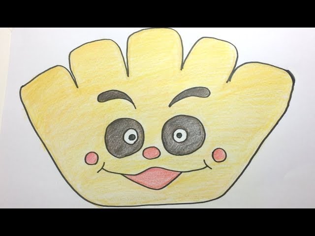 クリームパンダのおえかき アンパンマン動画 絵の描きかた ぬりえ キッズ Youtube