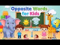 Opposite Words for Kids | Learn Antonyms in English | Basic English Vocabulary for Children