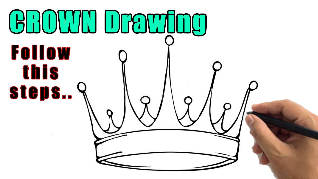 Featured image of post Easy Queen Crown Sketch You are viewing some queen crown sketch templates click on a template to sketch over it and color it in and share with your family and friends