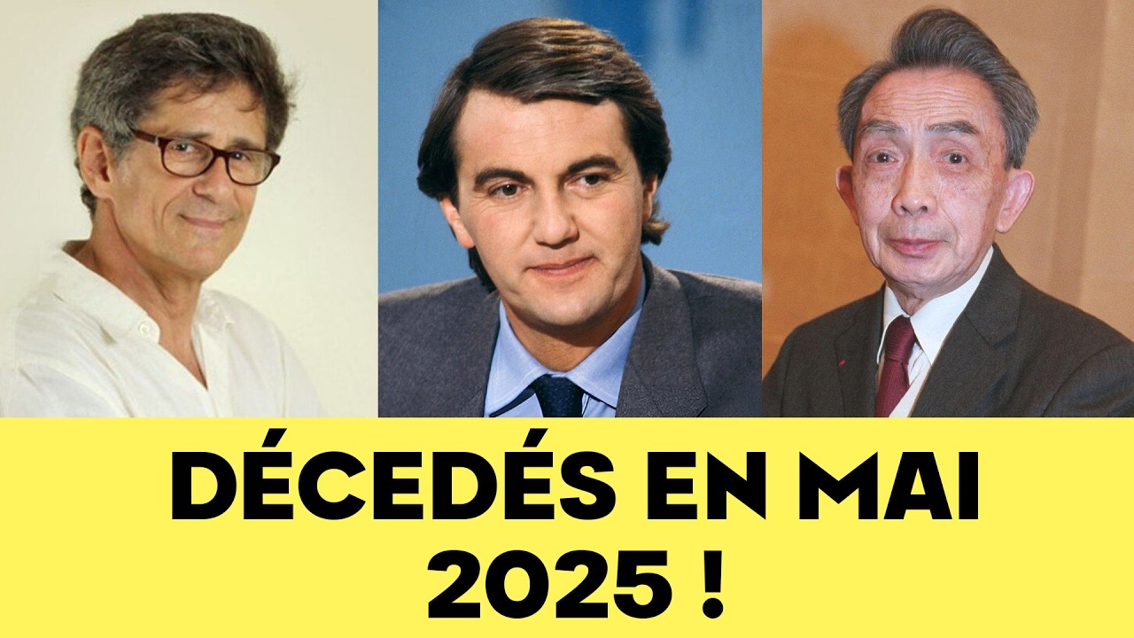 11 Célébrités Françaises Décédées en Mai 2025 – Hommage Émotionnel