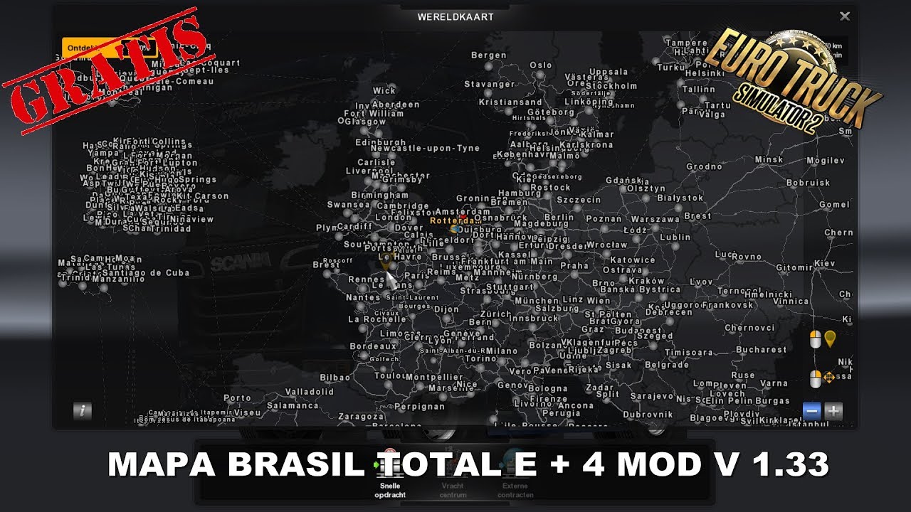 mapa brasil euro truck simulator 2 mapa brasil euro truck simulator 2