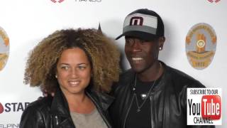Don Cheadle and Bridgid Coulter at the Los Angeles Police Memorial Foundation Celebrity Poker Tourna
