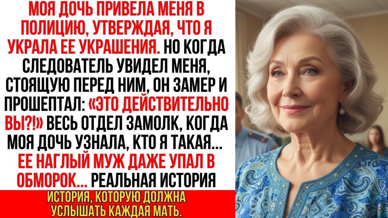 Дочь привела меня в полицию. Следователь увидел меня и замер: «Это Вы?!» Ведь никто не знал, что...