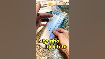 Cắt miệng bao dây rút không bị đổ lung tung #meovatcuocsong #chiasekinhnghiem #Shorts #Tam NHT