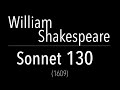 William Shakespeare - Sonnet 130