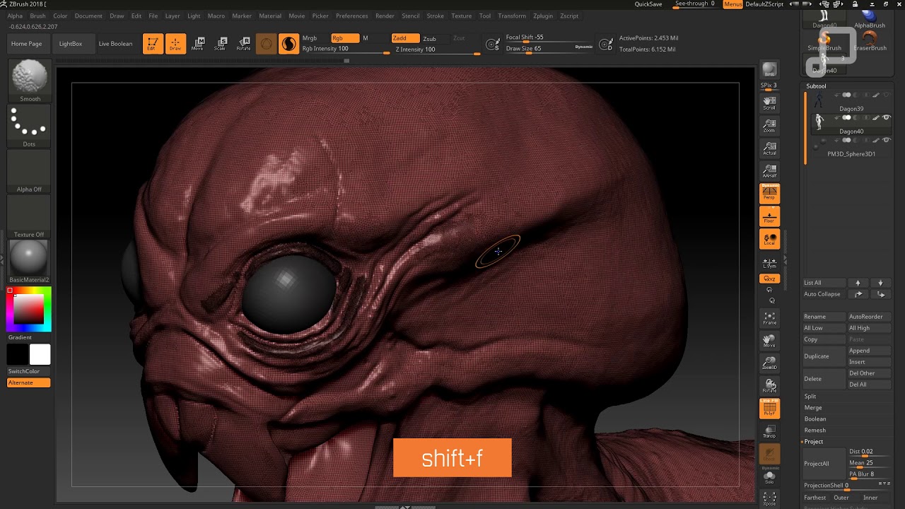 sculptress zbrush