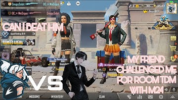 MY FRIEND CHALLENGED ME FOR 1V1 M24 IN TDM AND THIS HAPPENED IN PUBG MOBILE{PART 1}