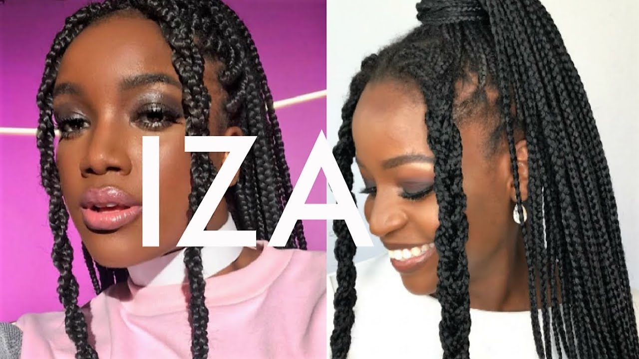Penteados da cantora IZA||Penteados com TRANÇAS|| BOX BRAIDS