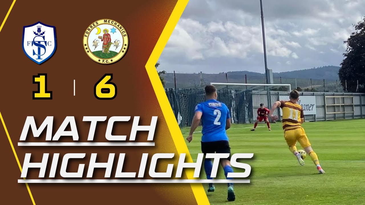 Strathspey Thistle 1 - 6 Forres Mechanics (10/08/24) - Breedon Highland ...