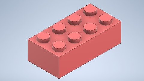 Autodesk Inventor First Project - Lego Block