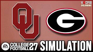 Oklahoma Week 4 Simulation vs Georgia (College Football 27)