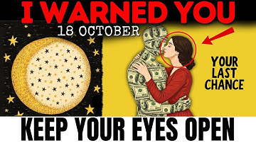 🚨All Chosen Ones, 7 Reasons You MUST Be ALONE October 18-20, 2025 (New Moon Will Change Everything)