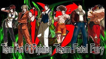 KOF 2003 - Team Art Of Fighting Vs Team Fatal Fury | Neo ADMX