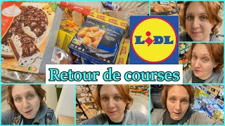 RETOUR DE COURSES | LIDL | Venez avec moi faire les courses!