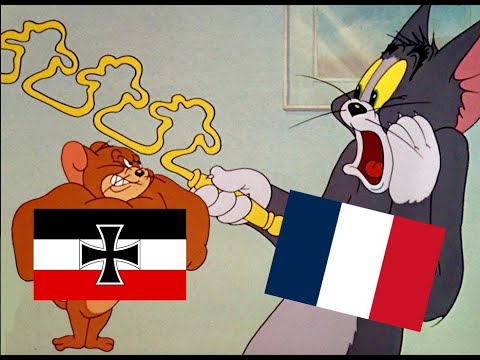 Franco-Prussian War but Tom and Jerry meme video