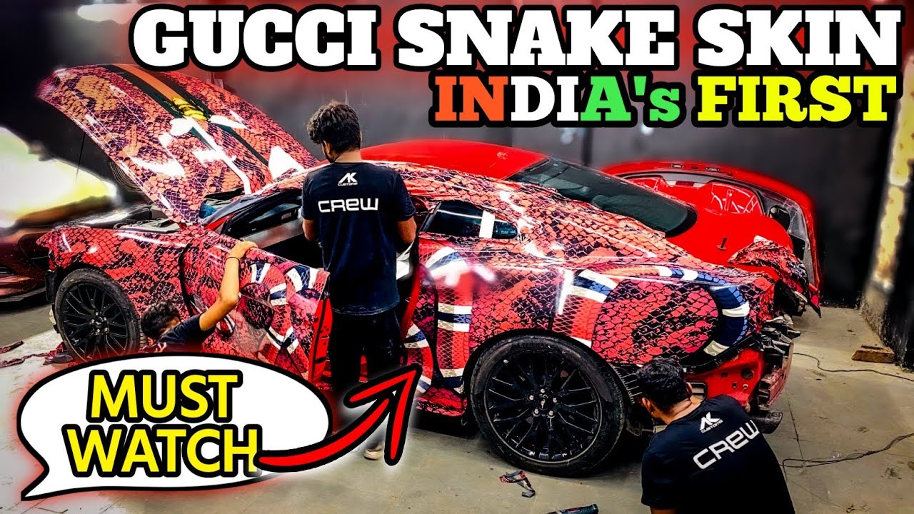 Car Body Graphic Gucci Snake