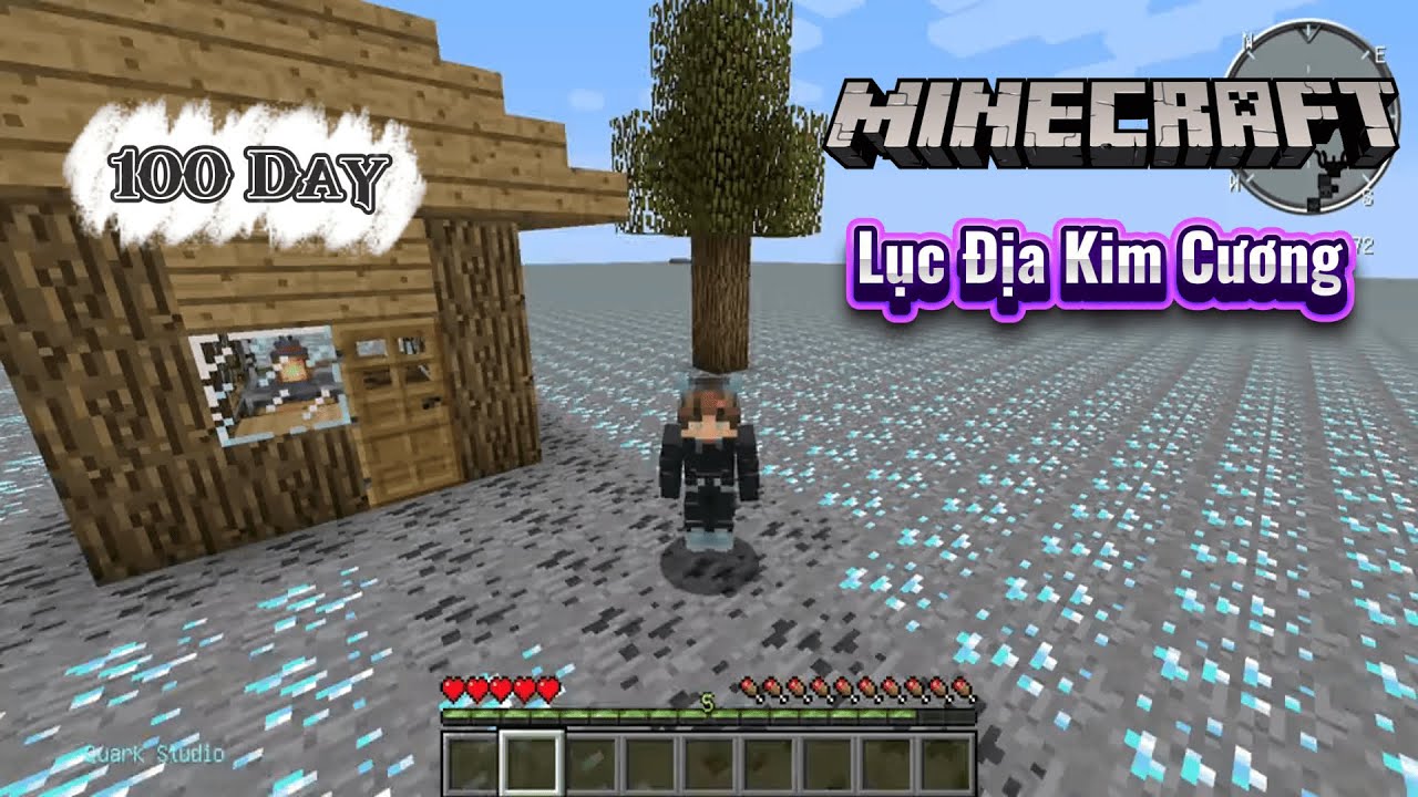 Thử thách 100 ngày sinh tồn trên lục địa Kim cương vô tận