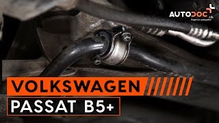 Tuto changement Silent Bloc de Barre Stabilisatrice VW Passat B6 - tutoriel