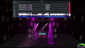 Soundswitch with Realizzer Lighting show Visualizer scripted by Decade of Dance the Parking Lot GIG