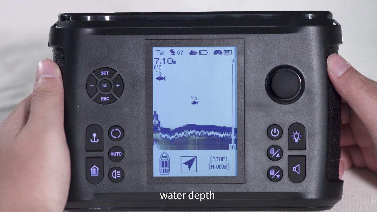 EagleFinder intelligent remote control bait boat introduction YouTube