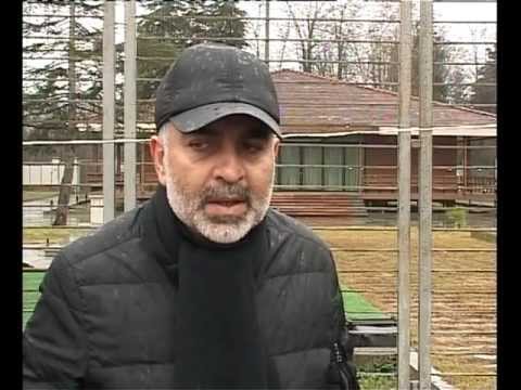 პრეზიდენტის რეზიდენციის წინ..