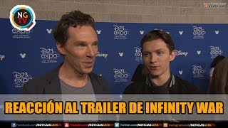Avengers Reaccionan al Trailer de Infinity War en D23 Expo