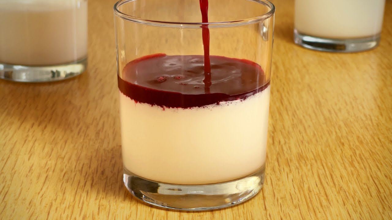 A Quiet Weekend 🍒 Deep Cherry Panna Cotta (No Music, Pure Kitchen Sounds)