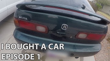 Integra GSR Build - Episode 1 - I bought a car, replaced an O2 sensor and spent money!