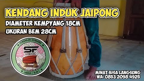 KENDANG INDUK JAIPONG KAYU NANGKA