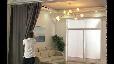 How To Divide Room with ChadMade Ceiling Track Curtain Kit