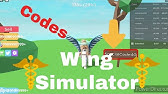 All Working Codes In Wing Simulator Roblox Youtube - roblox wing simulator codes