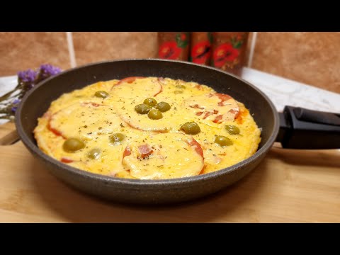 Pizza recipe in the pan in 10 minutes, it couldn&rsquo;t be easier, delicious and fast # 49