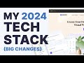 My 2024 tech stack im changing things up