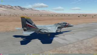 DCS 2.1.0 Nevada F-15C - Terrain reflection texture issues.