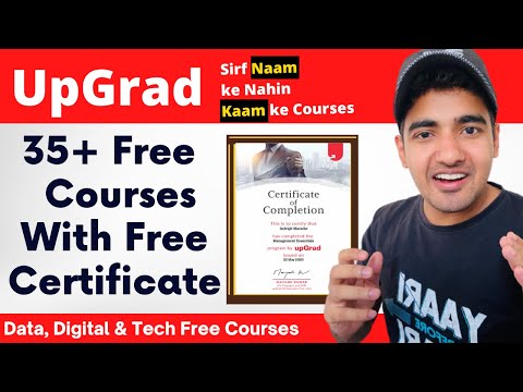Upgrad Launches 35+ Free Courses With Certificate (Courses Worth Lakhs Now FREE) Tricky Man