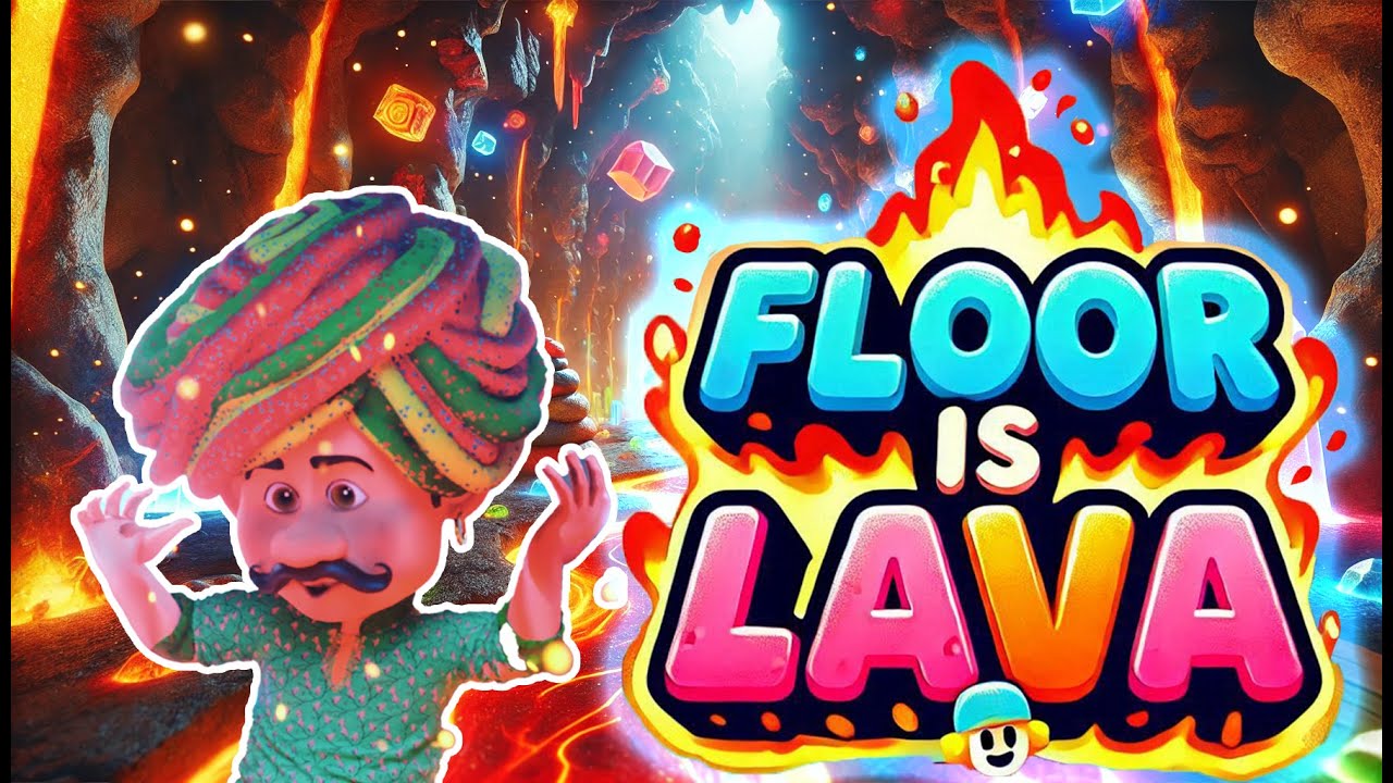 “Floor is Lava Dance” Songs for kids झींगा झींगा लाला | Chacha Chatur 