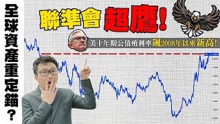 聯準會超鷹！全球資產重定錨？美十年期公債殖利率飆2008以來新高！緯創、廣達爭AI龍頭指標？2023/08/18【老王不只三分鐘】