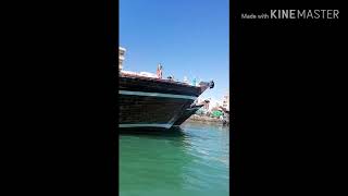 Dubai water taxi via gold souk
