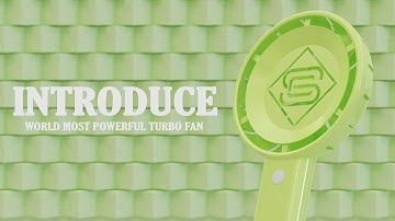 Hand Fan - Product Animation / Rendering by Blender 3D