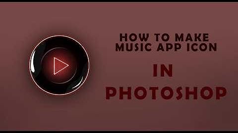 How To Make Music App Icon/Logo In Photoshop