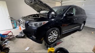 How-To change ‘Oil + Filter’ INFINITI JX35 QX35 in 3 minutes