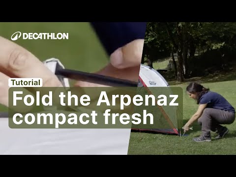 TUTORIAL - How to fold the ARPENAZ COMPACT FRESH ? | Decathlon_QUECHUA