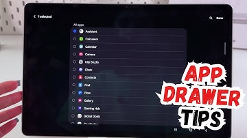 How to Use the App Drawer on Samsung Galaxy Tab S10+ 5G