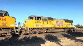 Union Pacific powermove speeds through Polk